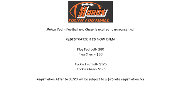 Football – Hoover BUCS Youth Football and Cheer